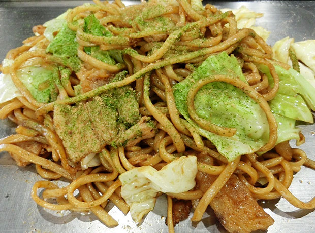かす焼きそば ( 豚トッピング )